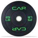 CAP Barbell Olympic Bumper Plate ,25lbs – Single