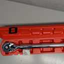 DISEN 3/4'' Extendable Drive Ratchet,24-Tooth Gear with 15 Sweep,Quick-Release Reversible Ratcheting with Reinforced Steel