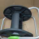 Garden Water Hose Reel Cart, Holds 65-100 Ft of 5/8 Inch, Wall Mounted Garden Hose Cart, Portable Hose Holder for Convenient Hose Storage and Watering