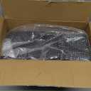 HBlife Makeup Organizer with Brush Holder for Vanity, Large Plastic Bathroom Countertop Organizer Cologne Organizer for Men, Easy to Store Lipsticks, Nail Polishes, Perfumes, Eyeshadow Palettes, Black