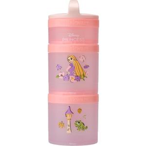 (Rapunzel) DiSNEY PRINCESS Whiskware Stackable Snack Pack - 3 Jar + Handle - White/Pink/Purple