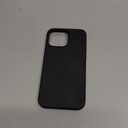 ORNARTO Compatible with iPhone 15 Pro Max Case 6.7", Slim Liquid Silicone 3 Layers Soft Gel Rubber Shockproof Protective Phone Cover with Anti-Scratch Microfiber Lining-Black