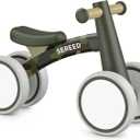 SEREED Baby Balance Bike for 1 Year Old Boys Girls 12-24 Month Toddler Balance Bike, 4 Wheels Toddler First Bike, First Birthday Gifts