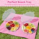 12 Pack Flower Snack Containers Plum Blossom and Flower Shaped Food Clear Plastic Snack Box Bead Storage Container with Lids Special Shaped Storage Case for Jewelry, Craft, DIY Supply