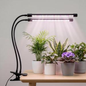 Bloom Lume LED Grow Lights for Indoor Plants Full Spectrum - Features Multi Mode Color Spectrums, Dimmable, Auto Timer, Clip on Gooseneck Plant Lamp