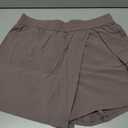 G4Free Hiking Pants for Women Elastic Waist Hiking Short Skirt Casual Summer Soft Comfortable Active Golf Sports Skorts with Pockets(Taupe,L)