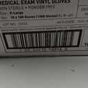 MedPride Powder-Free Vinyl Exam Gloves, X-Large, Case/1000 (10 Boxes of 100)