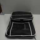 MASKEYON TSA Airline Approved Large Pet Travel Carrier,4 Sides Expandable with 2 Mesh Pockets,3 Entry, Soft Sided Collapsible Dog Carrier for 2 Cats,Kittens,Puppies,Dog, XLarge, Black & White