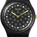 Swatch Gent Biosourced Unisex Watch Casual Plastic Black Quartz Waterproof Mono Black