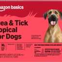 Amazon Basics Preventative Flea and Tick Topical Treatment for Dogs, X-Large (89-132 lbs), Fast Acting and Long Lasting, 3 Counts, Packaging May Vary