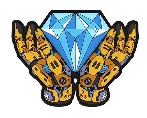 Diamond Hands HODL Crypto PVC Patch