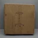 Salon Tray on Wheels - Premium Aluminum Tattoo Tray Rolling Trolley - Adjustable Salon Service Rolling Tray Hairdresser Cart with Clinic Spa Rolling Tray Wheels (Black)