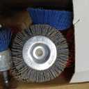 SALI 9 Pack Nylon Filament Abrasive Wire Brush Wheel & Cup Brush Set with 1/4 Inch Hex Shank, 3 Sizes Nylon Drill Brush Set for Removal of Rust Corrosion Paint