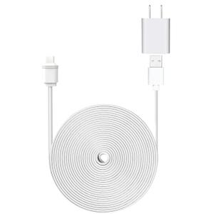 25ft/7.6m Weatherproof Outdoor Charging Cable for SimpliSafe Outdoor Security Camera Only 
