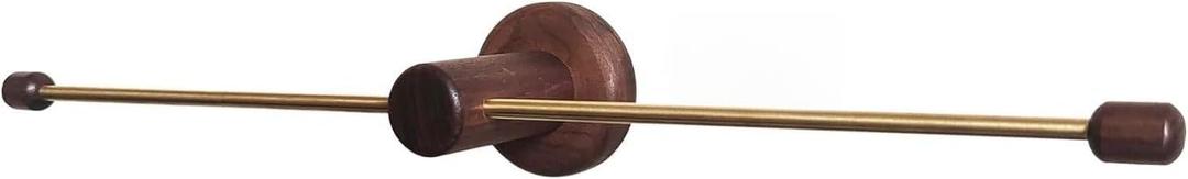 Left-Right Adjustment Toilet Towel Bar Self 16 inch Decorative Mid Century Modern Vintage Retro Hand Towel Holder Self Adhesive for Bathroom Kitchen