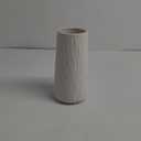 Flower Vase - White Ceramic Home Decor Vase10 Inch Large Vases for Modern CenterpiecesCylinder Vase for Dining Table Decor (10in)