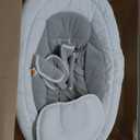 Jool Baby Nova Nature Baby Swing for Newborns with Natural Wood Toys, Electric Motorized Infant Swing, Bluetooth Music, Remote (Gray)