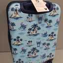 American Tourister STITCH CARRY-ON SPINNER Luggage - Airline Approved, Durable Hardshell with RightHeight Adjustable Handle - Expands 1.5in - Roll Confidentially with Dual 360 Spinner Wheels, Small