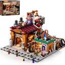 Lumibricks Steampunk Ore Factory Lighting Building-Bricks Set, 3138 Pcs Interactive Mechanical Factory Collection Display Set for Adults and Steampunk Lovers