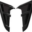 Shark Gills Front Fender Side Air Flow Fender Vent Cover Trim ABS for BMW X3 G01 X4 G02 X3M X4M 2018-2021 (Glossy Black, X3 M)