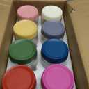 18 OZ 8Pack, Overnight Oats Jars with Lids, Glass Meal Prep Containers, Airtight Mason Jars for Breakfast, Yogurt Parfait, Salad & Smoothies, Leakproof and Reusable Food Storage Jars(8Pack)