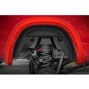 Rough Country Rear Wheel Well Liners for Ram 1500 (2019-2025) - Heavy-Duty Rear Fender Liners for Mud & Debris Protection, Made in USA