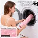 Anti-Slip Bathtub Shower mat, 39.315.7 inchApproximately 100  40cm Soft Oversized Machine Washable Non-Slip Bathtub mat with Drainage Holes, Bathroom Floor Suction Cup.1-Opaque Pink