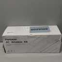 Portable Air Conditioner Window Kit with Coupler, 5.9 Inch Adjustable Window Seal Plate for A/C Units, Sliding AC Vent Kit for Ducting