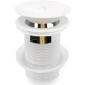 FerdY Pop-up Drain for Freestanding Bathtub, White Finish, cUPC Certification, Freestanding Bathtub Drain Stopper