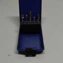 Carbide Burrs Set 5pcs with 1/4''Shank SB-5 SC-5 SF-5 SH-5 SL-4 Double Cut Solid Power Tool Rotary Files Bits for Die Grinder Metal Wood Carving Engraving Polishing Drilling Grinding Milling Cutting