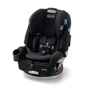 Graco Grows4Me 4-in-1 Convertible Car Seat, 10 Years of Use - Infant Car Seat to Toddler, 4 Stages of Use - Rear Facing, Forward Facing, High Back Booster, Backless Booster Seat, West Point Design, MFGD is 10-14-2025