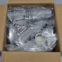 TAILI Grab Bars for Bathtubs and Showers,2 Pack Shower Handles for Elderly Suction,Maximum 330lbs,Shower Bar with Upgraded Rubber Suction Cups,Safety Grip for Senior, No Drilling Removable,Silver