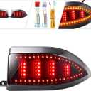 NOKINS Golf Cart LED Tail Lights for Club Car Tempo/Precedent, Deluxe Brake Light,12 Volt Universal Replacement Accessories Gas & Electric Models