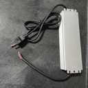 LED Driver 250W 24V Power Supply, IP67 Waterproof Low Voltage Transformer, AC 80-265V to DC 24V 10.4A Converter with 3-Prong Plug 3.3 Feet Cable for Outdoor LED Lights, Industrial, Computer