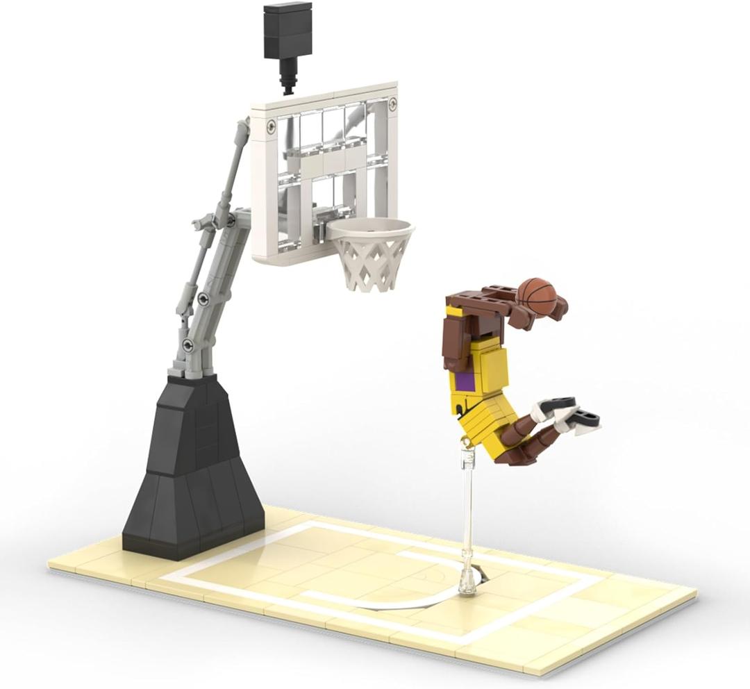 Sports Basketball Star Building Blocks Set - 187 PCS Creative DIY Sports Star Toy for Kids & Adults, Perfect for Collectors, Display Compatible with Major Brands