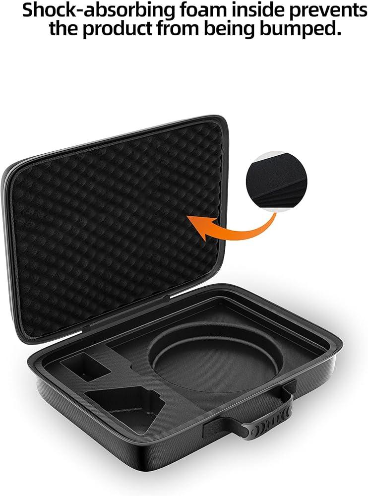 kisdoo Starlink Mini Outdoor Carrying Case,Starlink Mini Master Disk & Accessories Storage Case,Hard Shell Portable Storage Case with Anti-Collision Foam Inside,Easy to Travel and Carry