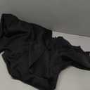 Xscape Women's Techno Scuba Criss Cross Halter Neck Ruffle Floor Length Dress, 4 Petite, Black 