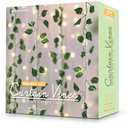 Merkury Innovations LED Cascading Curtain Vine Indoor Lights, Warm White, 3.5ft. W x 5ft H