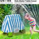 Water Table Cover with Storage Bag, Kids Water Table Cover for Water Table, Water Table Accessories for Toddlers 1-3, Waterproof Protective Covers for Toddler Outdoor (Sky Blue)