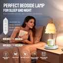 GEEZO Fragrance Candle Warmer LampElectric Candle Warmer with Timer & DimmerMom Christmas Birthday Gifts for Women, House Warming Gifts New Home Bedroom Decor