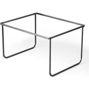 Legal and Letter Size Hanging File Folder Frame,Hanging File Folder Holder for Desktop Organizer,Metal Rack for Filing Cabinet and File Drawer,12.4 Wide x 15.3 Long x 9.4" Height,Black