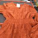 Dazz Wear Dress Orange Large