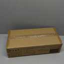 WOPITUES Floating Shelves for Wall with Cube Shelf, Wall Shelves with Metal Rail for Decor, Bathroom Organizers and Storage, Over Toilet Shelves for Bathroom, Toilet Paper-White&Gold (15.7 inch)