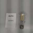 Ascher Vintage LED Edison Bulbs, 6W, Equivalent 60W, Non-Dimmable, High Brightness Warm White 2700K, ST58 Antique LED Filament Bulbs with 80+ CRI, E26 Medium Base, Clear Glass, Pack of 4