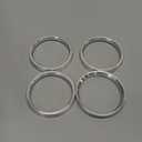 73.1mm OD to 64.1mm ID Hub Centric Rings, Silver Aluminum Hubcentric Rings Compatible with Many Acura Honda Sterling, Pack of 4