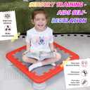 Zhenx Mini Trampoline for Autistic Kids Sensory Bounce Board Indoor Outdoor