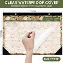 9 x Desk Calendar 2026-2027, 18-Month Calendar Runs from January 2026 to June 2027, 17" x 12" Desktop or Wall Calendar, Perfect Monthly Calendar Planner for Home, Office, or School - Garden Repose