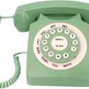 Retro Corded Landline Phone, TelPal Classic Vintage Old Fashion Telephone for Home & Office, Wired Home Phone Gift for Seniors (Green)