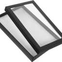 Healifty Box Pvc Cover Slot Earring Organizer Jewelry Storage Case for Display and Collection for Earrings and Elegant Design for Personal