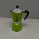 Bialetti Rainbow Moka Pot in Green, 6 Cup Stove Top Espresso Maker - Aluminum Cafetera for Ground Coffee, Italian Coffee Maker for Home Brewing
